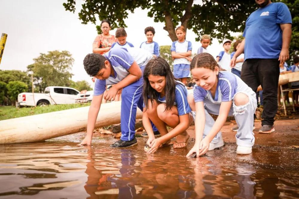 CTG Brasil releases 130,000 fishes into the Salto Grande Hydropower Plant reservoir
